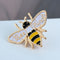 Women Men Lapel Pin Brooch Fashion Cute Enamel Pins Honey Animal Badge Bee