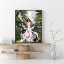 Forest Elf Girl Oil Paint By Numbers Kits Canvas Picture Wall Art DIY Craft