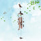 Animal Wind Chime Outdoor, Wind Bell Tubes, for Garden, Yard (Bird) Newly