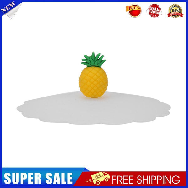 Silicone Heat-resistant Dust-proof Cup Lid Universal Bowl Cover (Pineapple)
