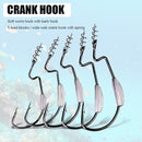 5pcs Lead Jig Head Barbed Lead Hook 1.5g 2.5g 3g for Soft Bait Fishing Tackles