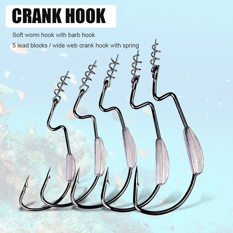 5pcs Lead Jig Head Barbed Lead Hook 1.5g 2.5g 3g for Soft Bait Fishing Tackles