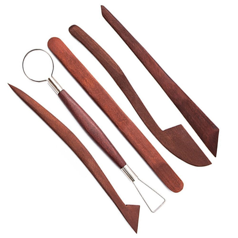 Wooden DIY Pottery Sculpture Carving Cutter Ceramic Tool Graver Clay Tool