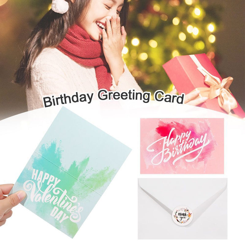 Wishes Thanks Card Message Cards Greeting Card Happy Birthday Party Supplies