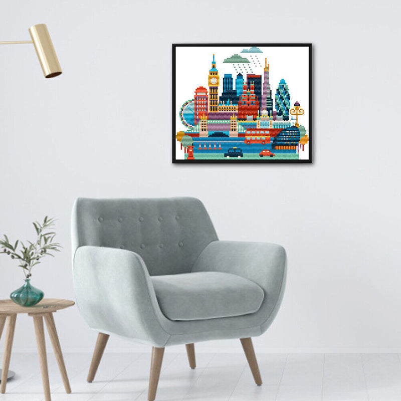 Part Embroidery London Counted Cross Stitch 14CT 2 Strand Cotton Decoration