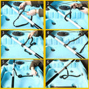 Kayak Canoe Paddle Rod Leash Safety Rope Carabiner Accessories Rowing Boat T3J2