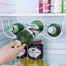 Fridge Organizer Kitchen Storage Rack Shelf Refrigerator Beer Wine Bottle Holder