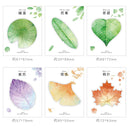 Stationery School Supplies Book Bookmarks Cute Notepad Notes Leaf Sticky