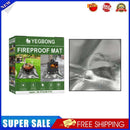 Outdoor Camping Fireproof Ember Mat Fire Pit Grill Stove Blanket Protectors