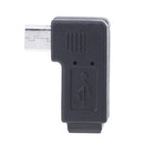 90 Degree Mini USB Female to Micro USB Male Date Transfer Adapter Connector