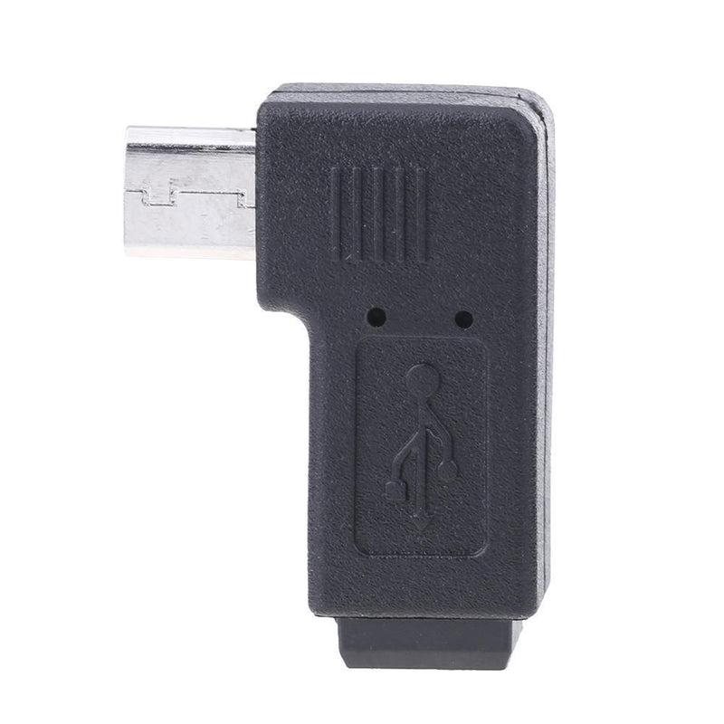 90 Degree Mini USB Female to Micro USB Male Date Transfer Adapter Connector