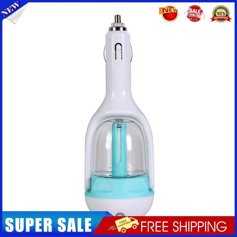 Vehicle Humidifier USB Air Purifier Diffuser Aromatherapy Mist Maker(Blue)