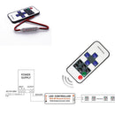 Inline Mini RF Wireless Remote Controller LED Strip Light Switch Dimmer