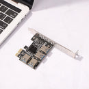 PCI-E to PCIe Adapter PCI-Express 1x to 16x 1 to 4 USB 3.0 Riser for BTC Mining