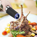 Electric-Auto Salt Pepper Mill Set Grinder Shaker Steel Tool Kitchen C7Q9