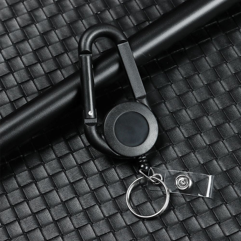 Anti Lost Lanyard Clip Key Ring ID Card Holder Keychain Badge Reel Clip