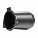 Alloy Coffee Dosing Cup Powder Feeder Coffee Tamper Kitchen Tool (Black)