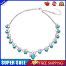 Fashion Turquoise Necklace Retro Boho Flower Beach Statement Choker Jewelry