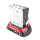 Dual Slot HDD Docking SATA IDE USB2.0 to 2.5 3.5 inch SSD Enclosure (EU)