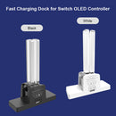2 in 1 Game Controller Fast Charging Dock for NS OLED Charger Stand (Black)
