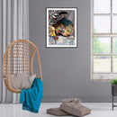 5D DIY Diamond Painting Crystal Ball Girl Full Round Drill Mosaic Art Picture