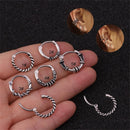 Fashion Jewelry Small Circle Ear Piercing Round Hoop Earrings Dangle Ear Stud