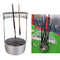 Stainless Steel Paint Brush Disc Cleaner with Screen and Holder Spring 10.5c