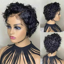 Hair Full Wig Fashion Women's wig Hair Wig Short Curly Wigs Black Twist Wig