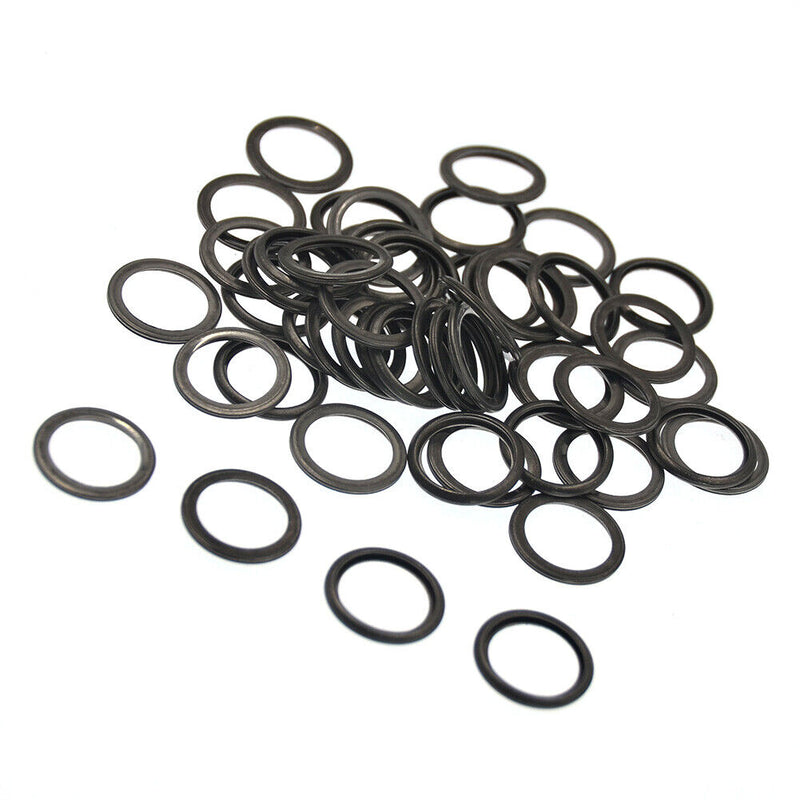 50pcs 16mm Oil Drain Plug Crush Washer Oil Pan Gaskets for Subaru Impreza WRX