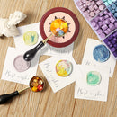 Retro Seal Wax Melting Furnace DIY Wedding Invitation Paint Stamp Set (A) Newly