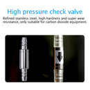Fish Tank Stainless Steel Check Valve Carbon Dioxide Water Non Return Diffuser