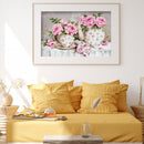 DIY Cross Stitch Full Embroidery Kit Printed Flower Household Accessories Gift
