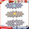 3pcs Butterfly Rhinestone Hair Clip DIY Crystal Bowknot Barrettes (Style 1)