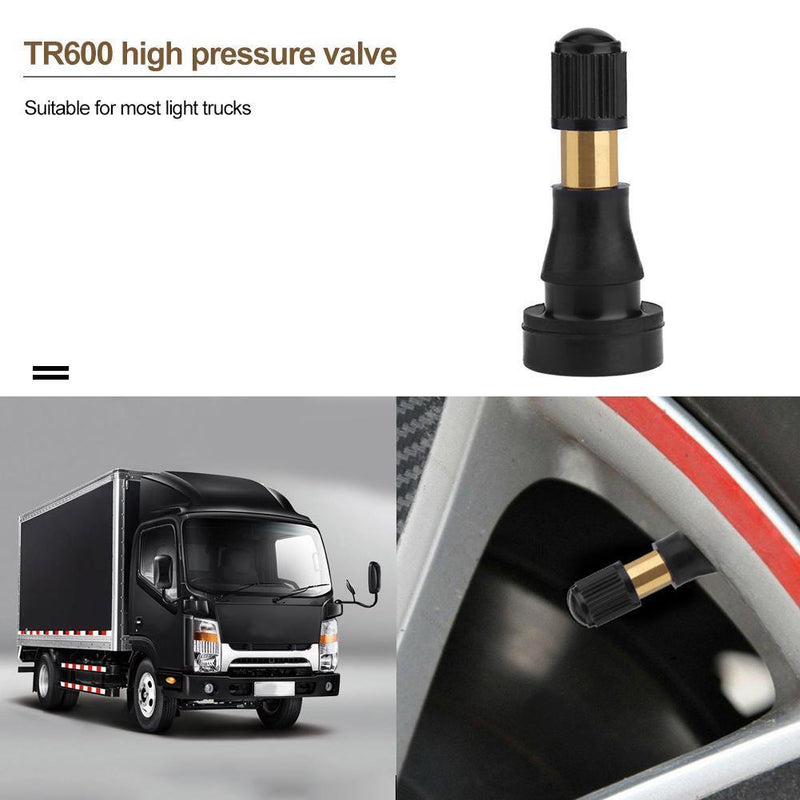 Tuankay Car Truck TR600HP High Pressure Snap-In Brass Tubeless Tire Valve Shaft