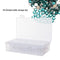 64 Grids Rhinestone Embroidery Organizer Accessory Square Jewelry Nail Organizer