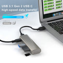 HC463 10Gbps USB 3.1 Gen2 Hub Adapter 6"" 1 USB Type C Dock Station for TF Card