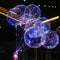 LED Luminous Transparent Bobo Balloon Bouquet Rose Ball Valentine's Day Decor U.