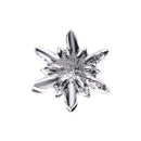 10pcs Acrylic Rhinestone Button DIY Wedding Dress Button Snowflake Shape Craft T