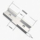 Woodworking Aluminum Miter T-track Connector Fixture for Router Table (B) Newly
