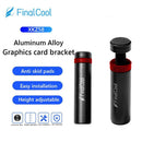 FinalCool XKZ58 Magnetic Telescopic Graphics Card Holder Jack (Black Red)