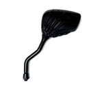 Skeleton Hand Motorcycle Mirrors 10mm 8mm Thread Universal 1 Pair (Black) Newly
