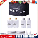 Sundeck 9pcs Spice Cruets Set Portable Salt Bottle BBQ Sauce Container Bag