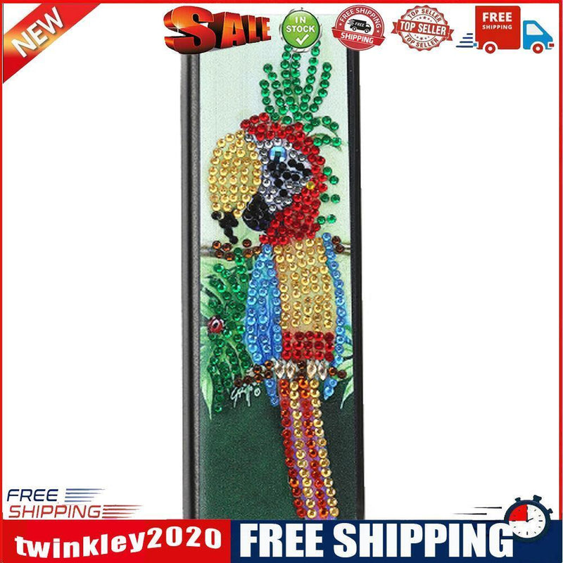 DIY Leather Diamond Painting Glasses Storage Case Mosaic Kit (Q38 Bird)