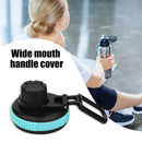 Portable Wide Mouth Water Bottle Straw Flip Lid Drinkware Cover for Hydro F