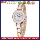 Waterproof Steel Strap Simple Bracelet Quartz Watches Women Casual Small Round D