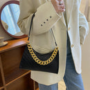 Female PU Leather Crossbody Bag Women Chain Trending Small Lady Handbag