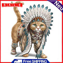5D DIY Full Round Drill Diamond Rhinestone Cat Home Classroom Decor Art Craft