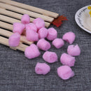 100pcs Colorful Winter Keep Warm Cotton Balls Cute Cage Filler (Pink) Newly