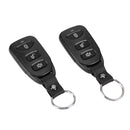 Car Vehicle Burglar Alarm Protection Keyless Security System with 2 Remotes