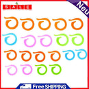 20pcs Colorful Plastic Pens Sweater Brand Buckle Needle Knitting Hand Tools g